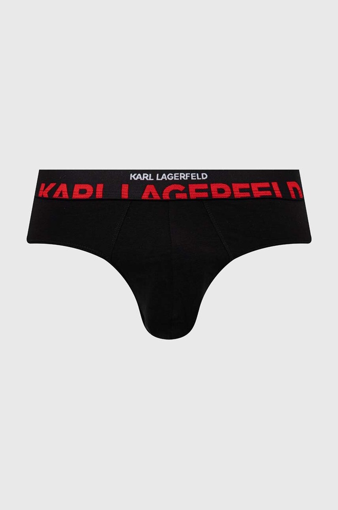 Karl Lagerfeld slipy 3-pack 245M2101 czarny AW24