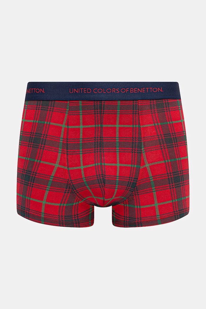 Bokserice United Colors of Benetton pletivo crvena 3TRL2X01A
