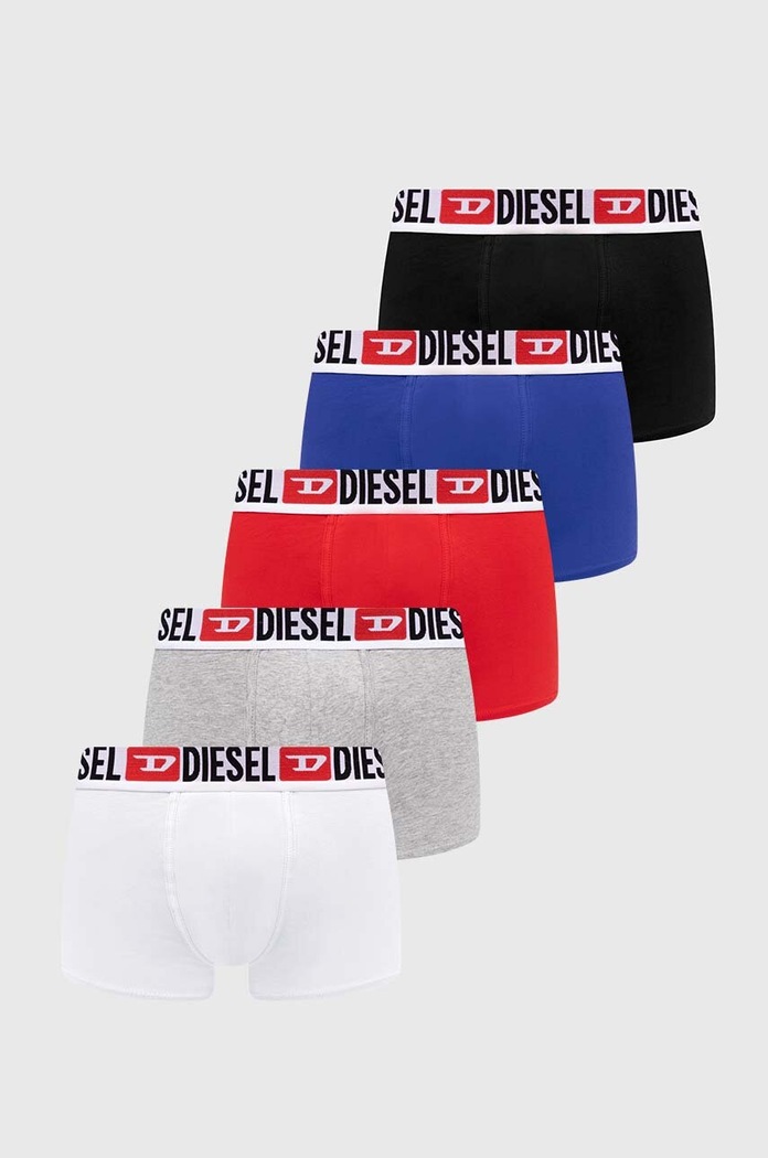 Bokserice Diesel UMBX-DAMIENFIVEPACK 5-pack pletivo šarena 00SUAG.0DDAI