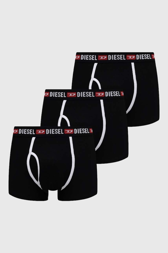 Diesel bokserki UMBX-MIRKOTHREEPACK 3-pack dzianina czarny A15375.0WIAL