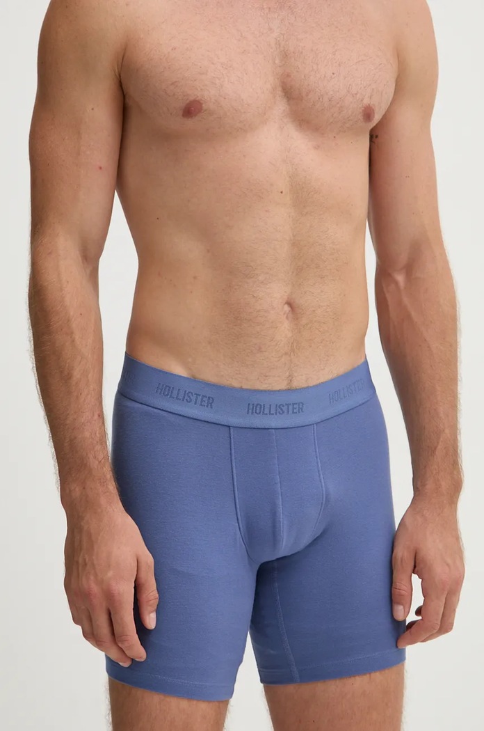Oblečení Boxerky Hollister Co. 3-pack KI314.4020.118 modrá
