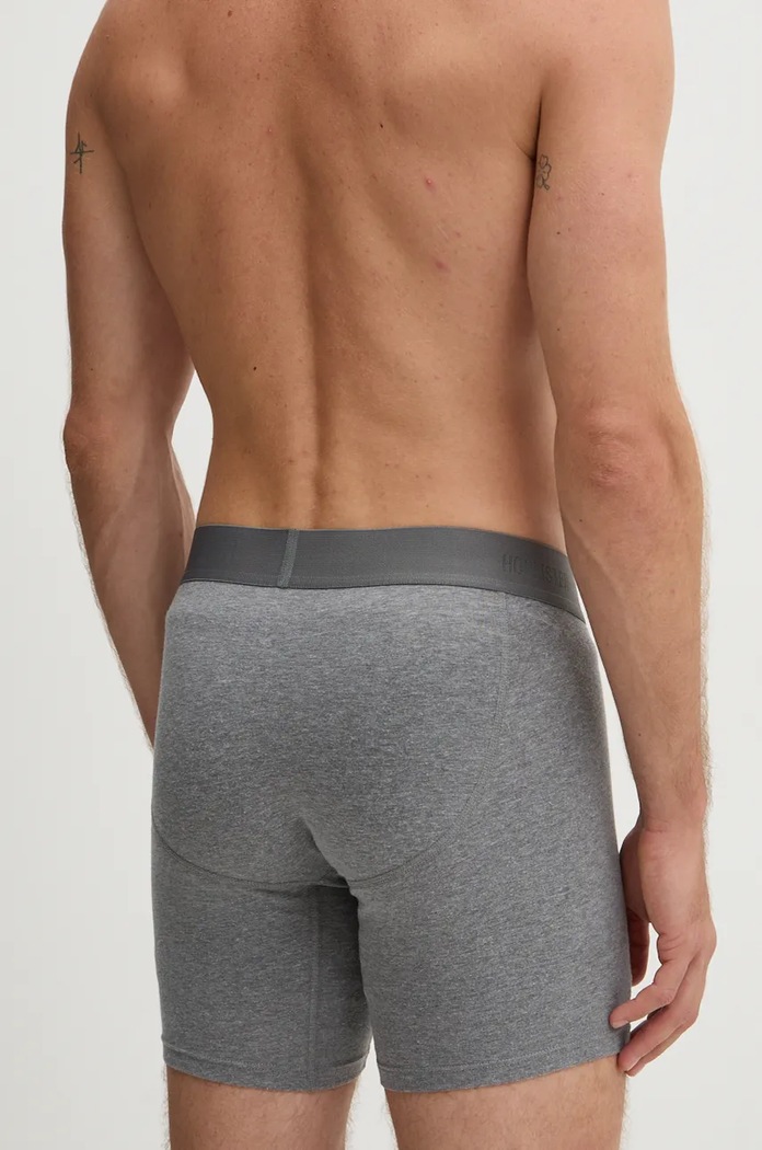Боксерки Hollister Co. (3 чифта) сив KI314.4021.112