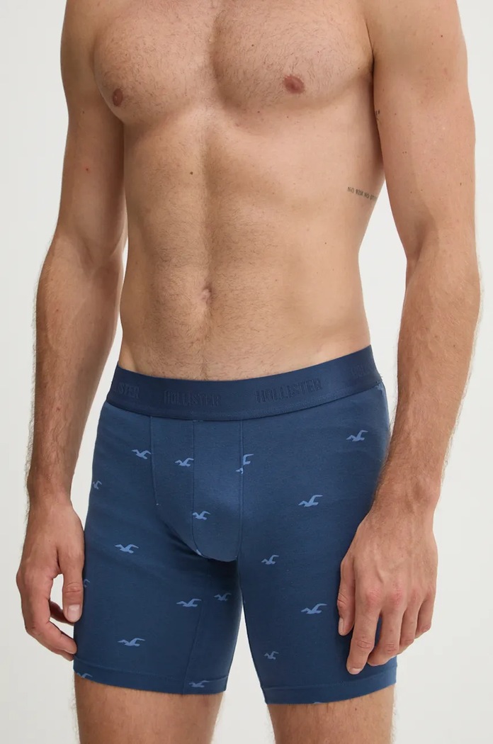 Μποξεράκια Hollister Co. 7-pack σκούρο μπλε KI314.4023.308