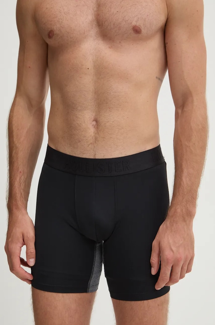 Hollister Co. boxeralsó 3 db KI314.4030.112 sötétkék AW24