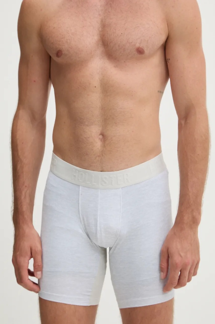 Oblečení Boxerky Hollister Co. 5-pack KI314.4031.500 šedá