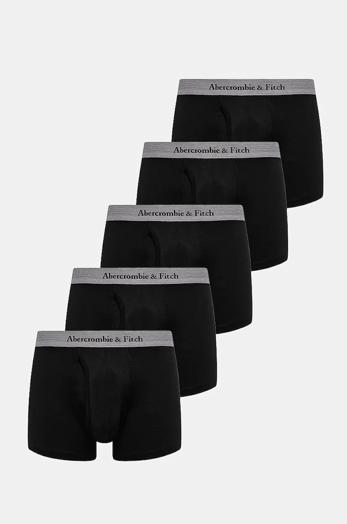 Abercrombie & Fitch bokserki 5-pack dzianina czarny KI114.4035.900