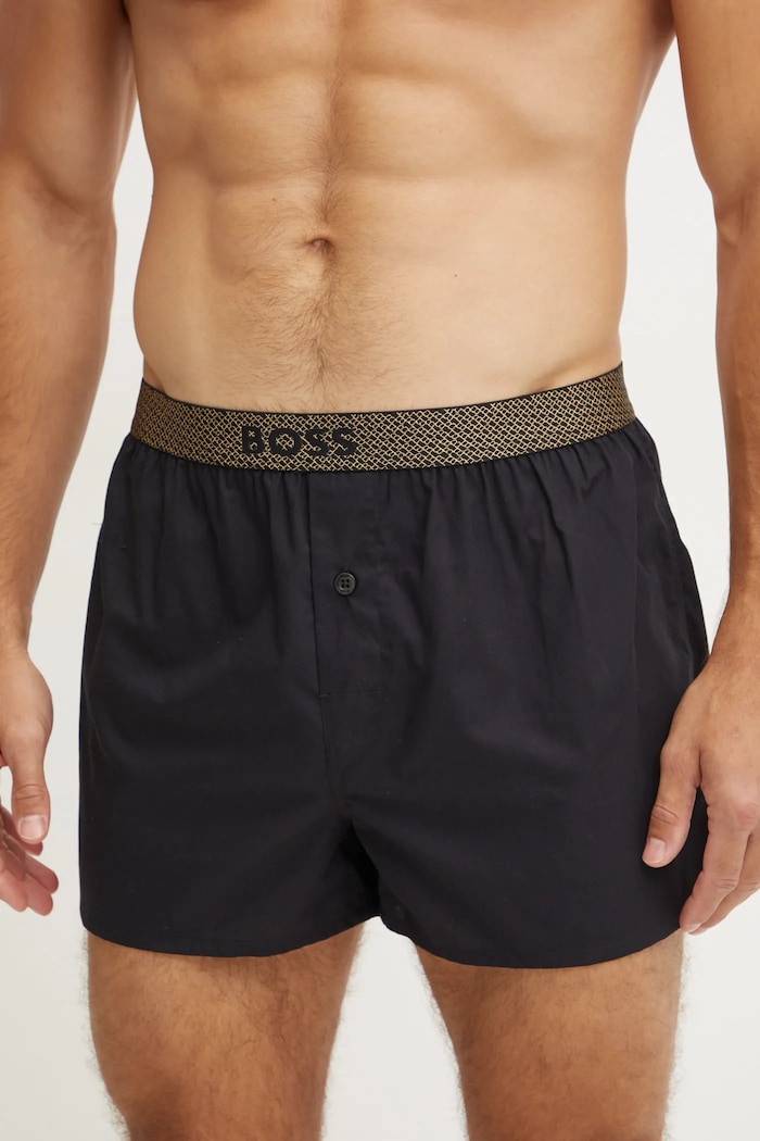 Boksarice BOSS 2-pack 50527309 črna AW24