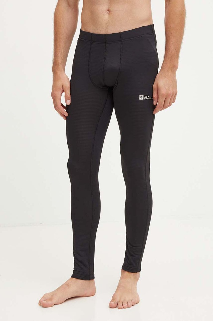 Jack Wolfskin Legginsy funkcyjne Infinite Warm czarny A60324