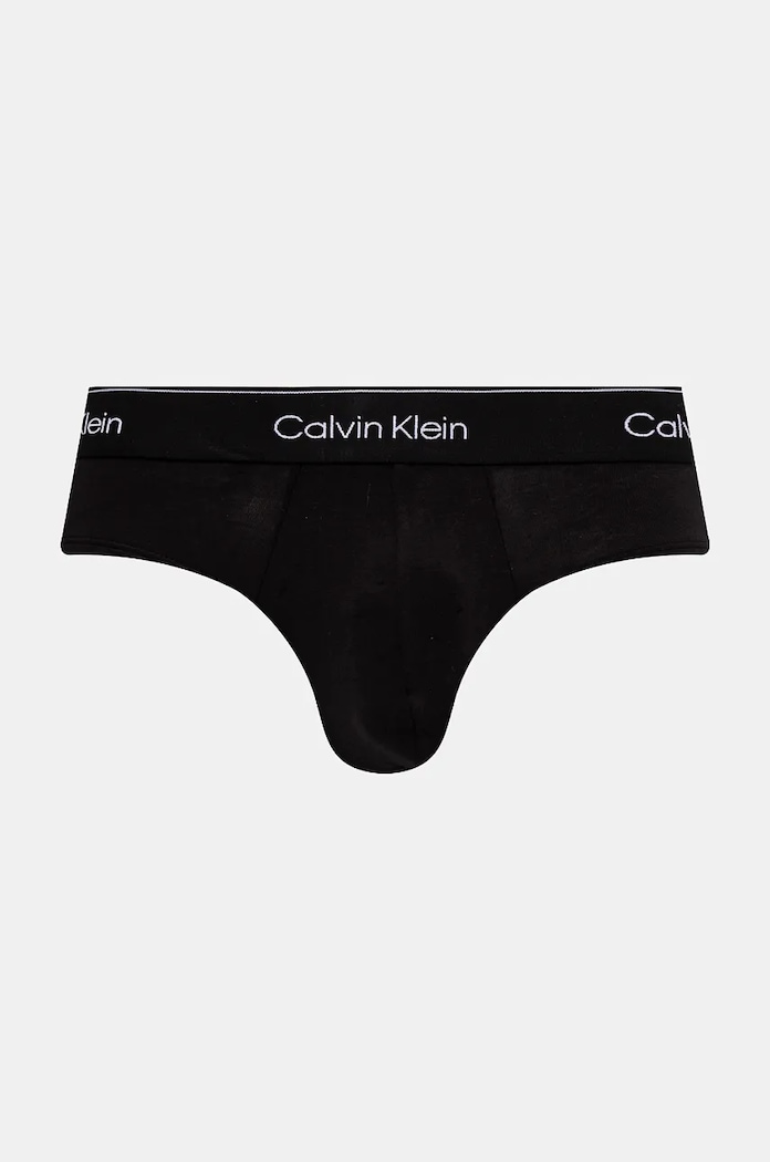 Slipy Calvin Klein Underwear 3-pak 000NB3962A čierna AW24