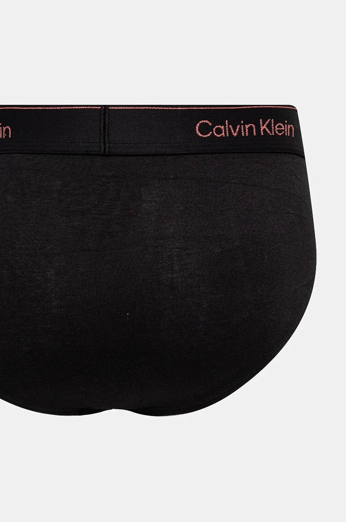 Slipy Calvin Klein Underwear 3-pak 000NB4075A čierna