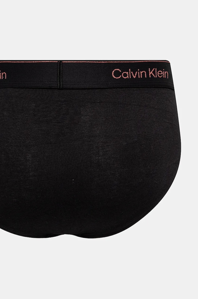 Slipy Calvin Klein Underwear 3-pak 000NB4075A čierna