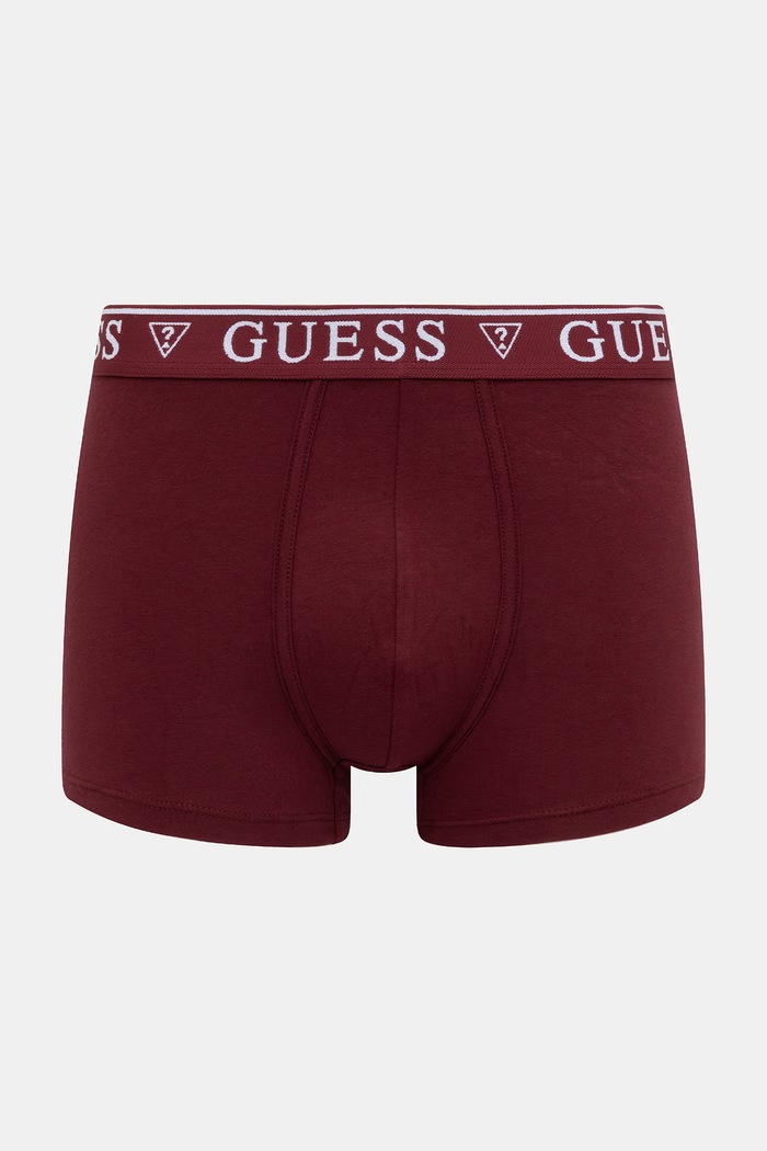Boxerky Guess BARNEY bavlna burgundské U4YF00.KCD31