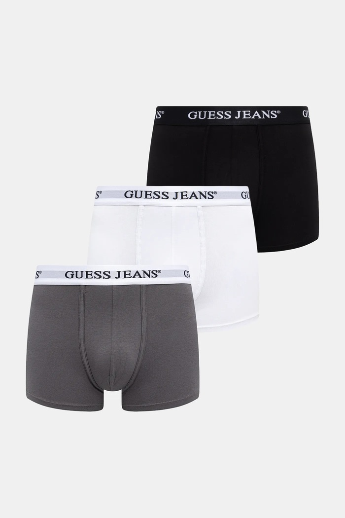 Guess Jeans boxeralsó 3 db sima szürke M4BZ48.K6YW1