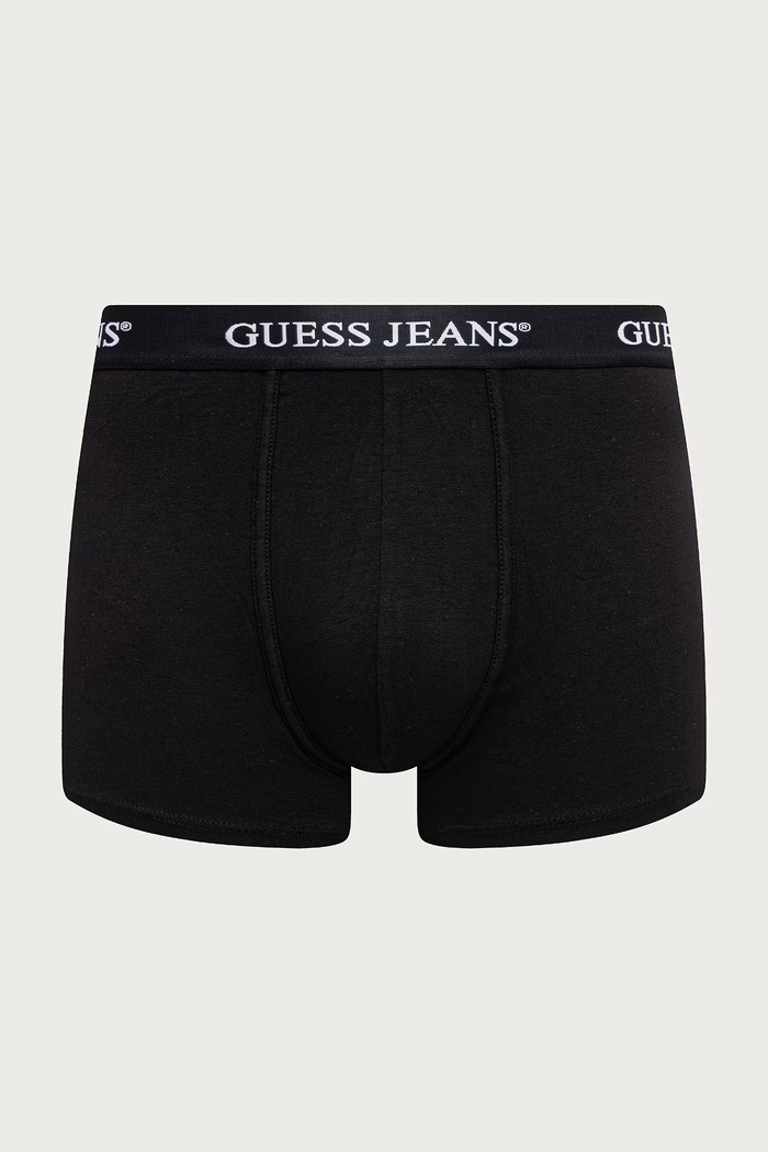 Bokserki dopasowane męskie 3-pack Guess Jeans M4BZ48.K6YW1 czarny