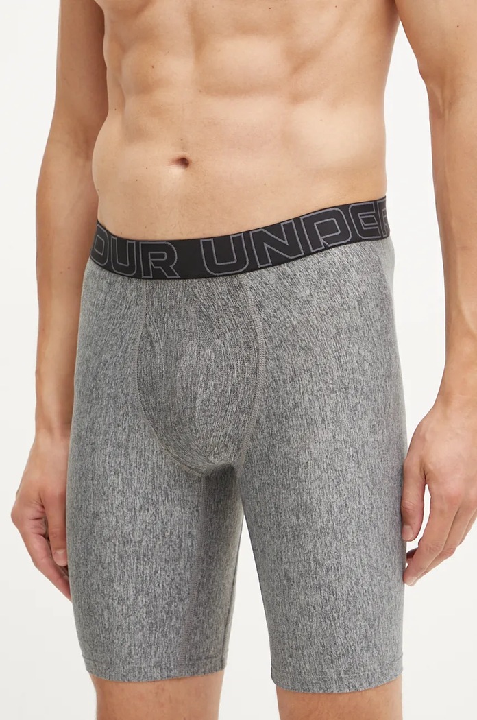 Boxerky Under Armour 3-pack přiléhavé boxerky šedá 25UUSHJ053