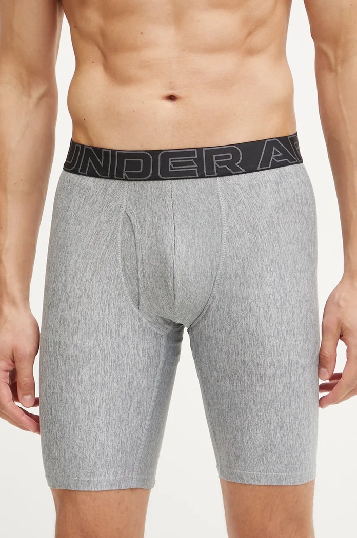 Boxerky Under Armour 3-pack 25UUSHJ053 šedá AW24