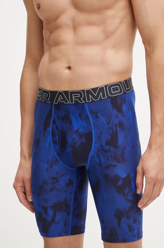 Boxerky Under Armour 3-pak pletenina tmavomodrá 25UUSHJ203