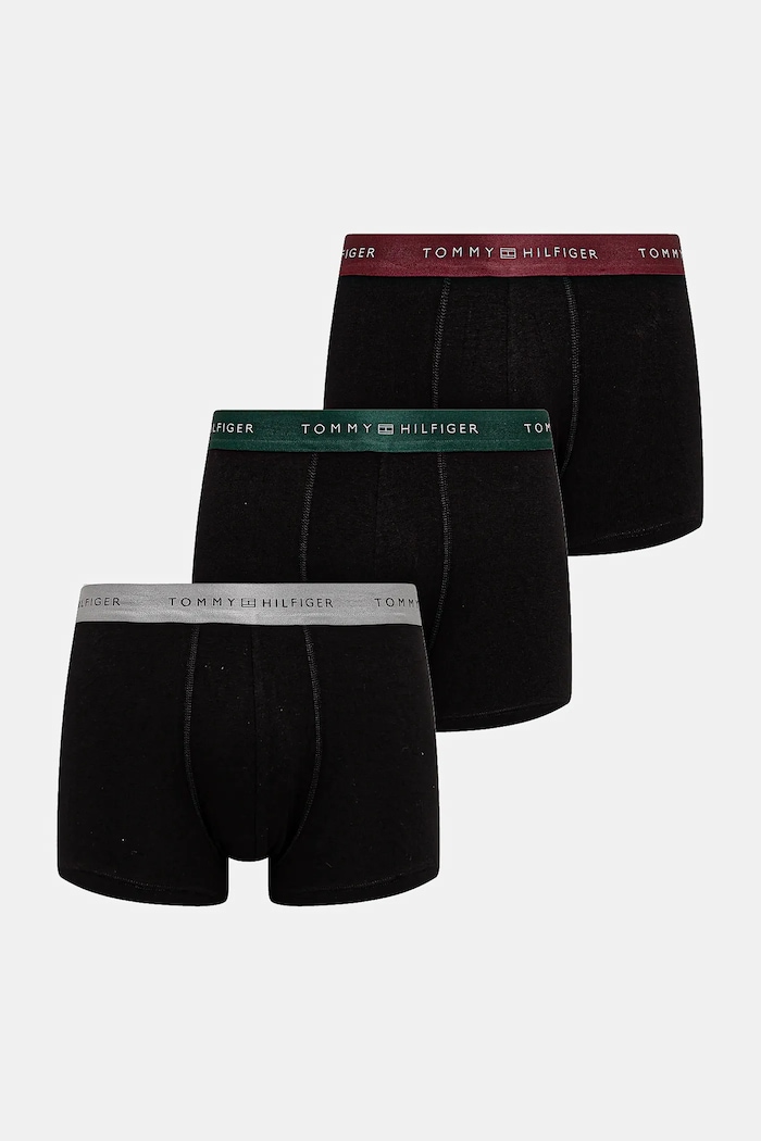 Tommy Hilfiger boxeri 3-pack boxeri negru UM0UM03411