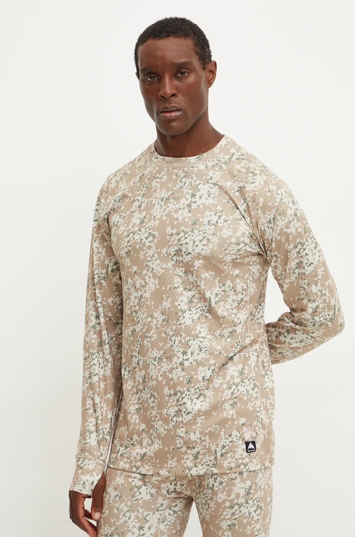 Funkční triko s dlouhým rukávem Burton Midweight Base Layer Planet friendly zelená 102571