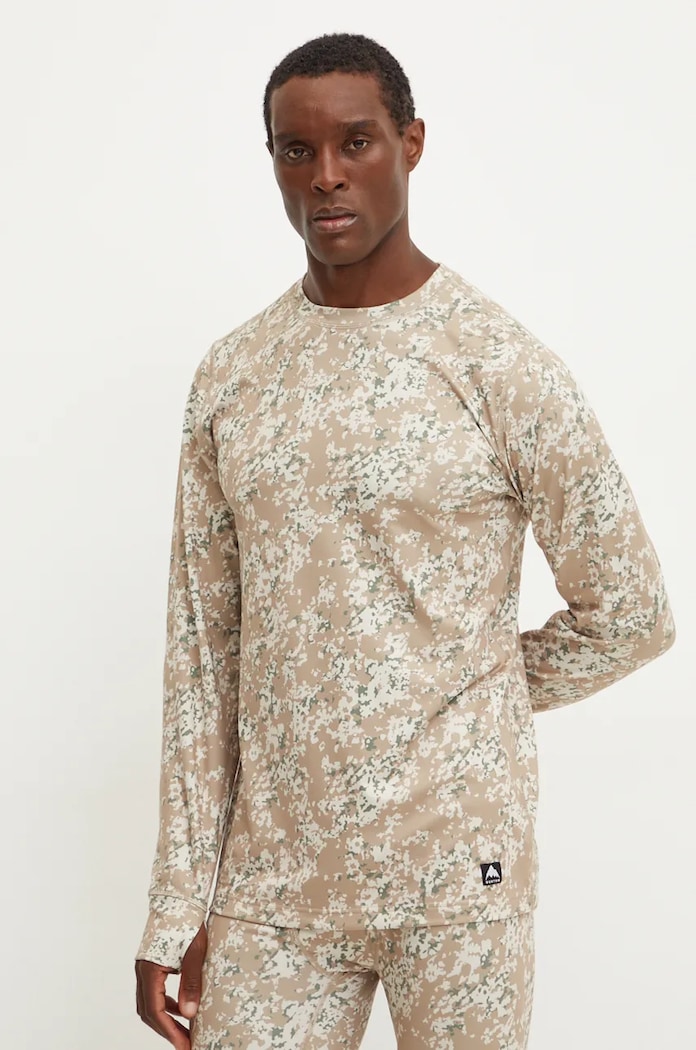 Funkční triko s dlouhým rukávem Burton Midweight Base Layer Planet friendly zelená 102571