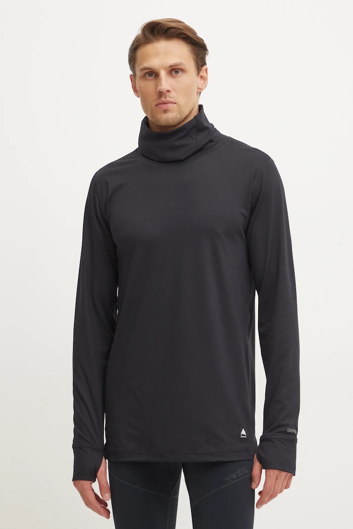 Ισοθερμικό μακρυμάνικο πουκάμισο Burton Midweight Base Layer Planet friendly μαύρο 132031