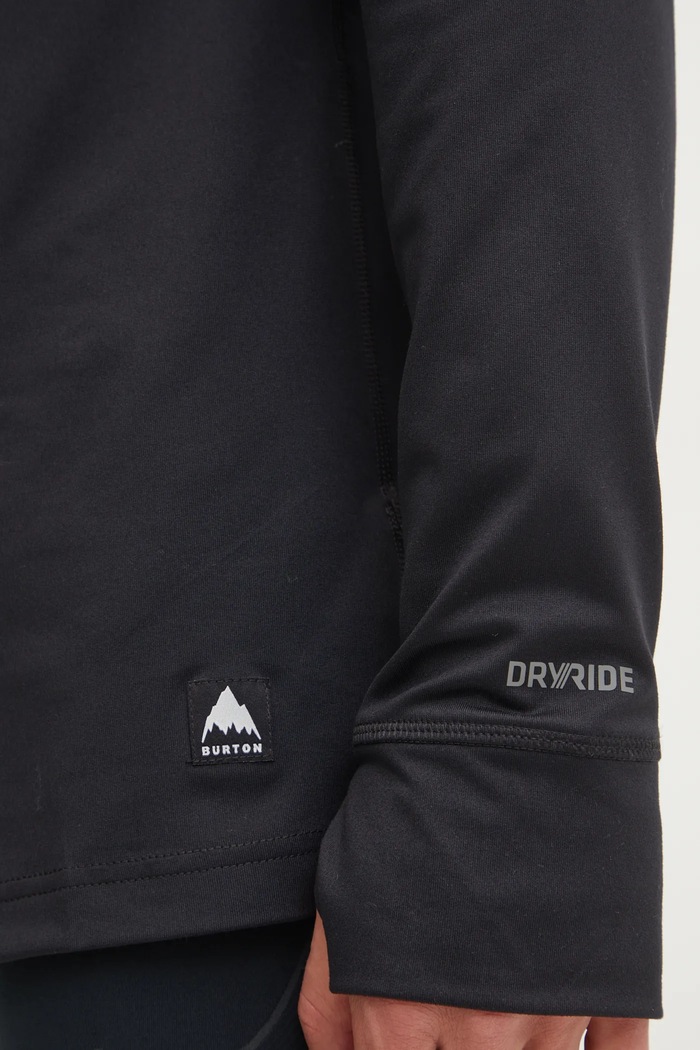 Ισοθερμικό μακρυμάνικο πουκάμισο Burton Midweight Base Layer 132031 μαύρο