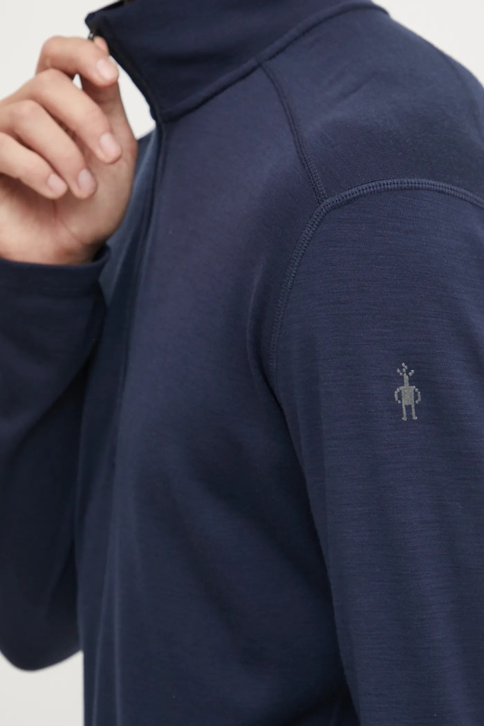 Longsleeve funcțional Smartwool SW0028220011 bleumarin