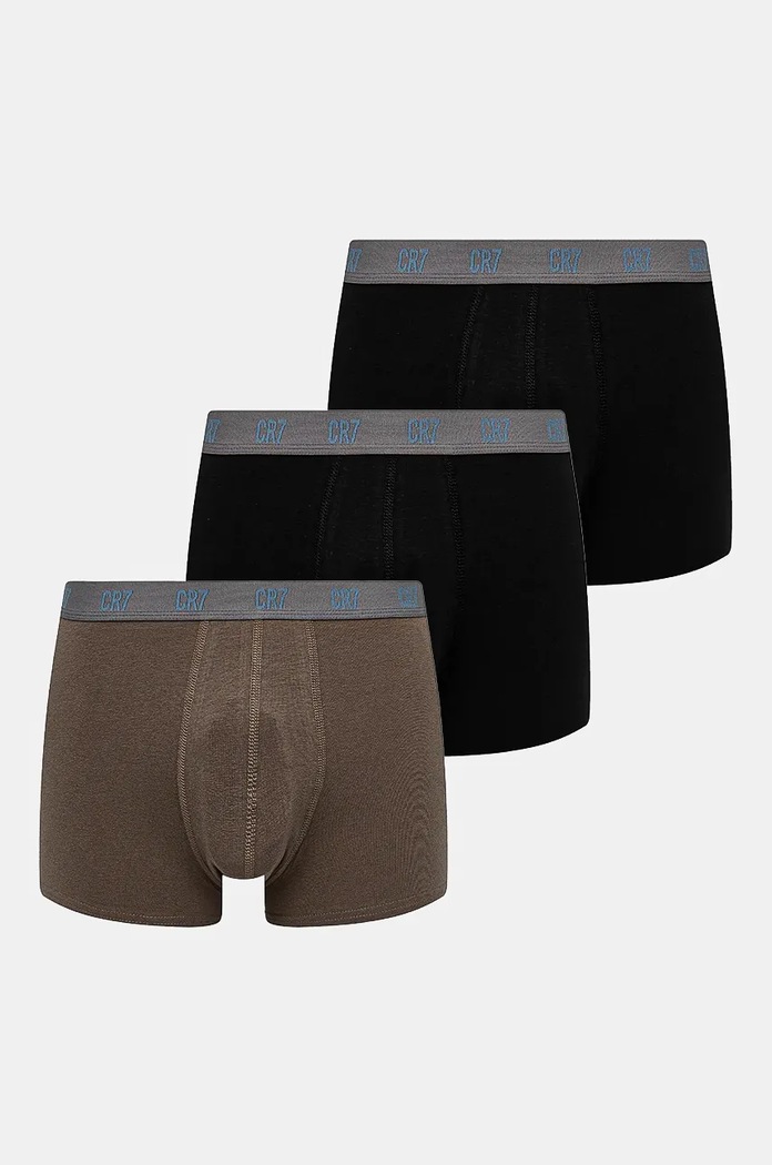CR7 Cristiano Ronaldo bokserki 3-pack dzianina szary 8100.4900.2754