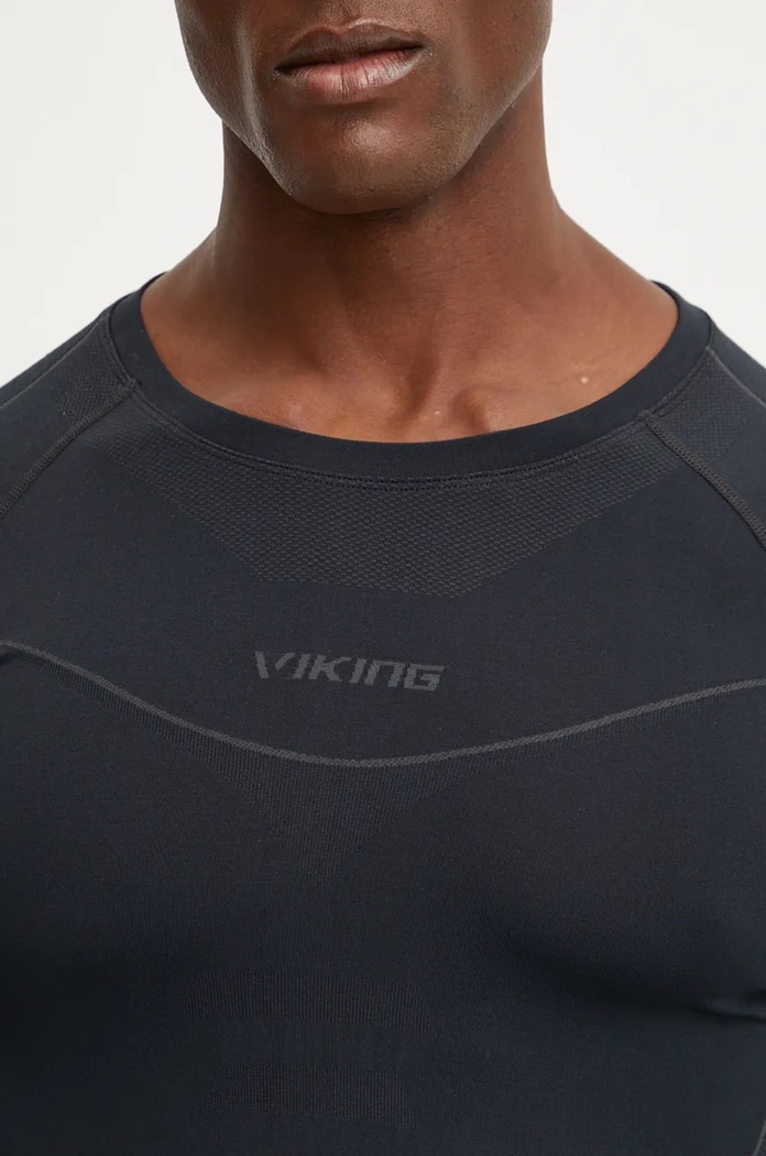 Функционална блуза с дълги ръкави Viking Gary Bamboo 500.25.9523 черен