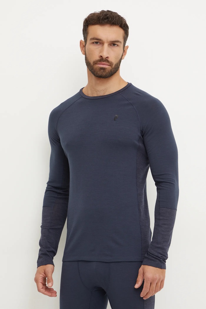 Peak Performance longsleeve funkcyjny Magic sporty zimowe granatowy G79887