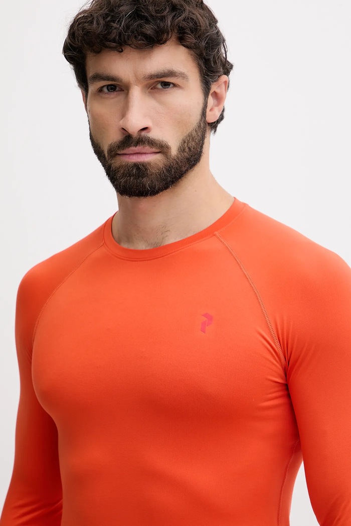 Oblečení Funkční triko s dlouhým rukávem Peak Performance Spirit G79756 oranžová