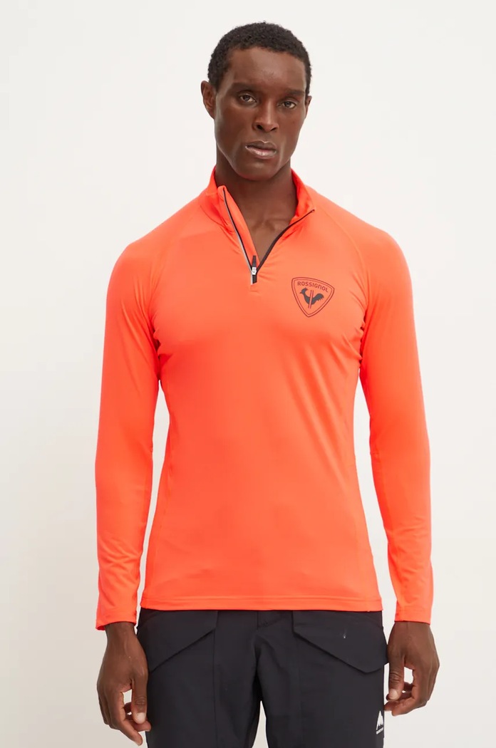 Funkční triko s dlouhým rukávem Rossignol Hero Classique zimní sporty červená RLNML14