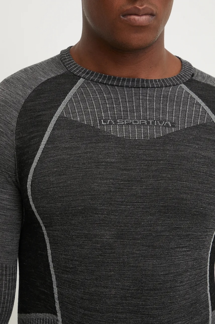 Ισοθερμικό μακρυμάνικο πουκάμισο LA Sportiva Wool70 Tech γκρί ZASB003