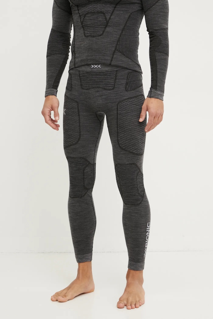 X-Bionic legginsy funkcyjne Symbio Merino sporty zimowe szary XM.YPP2W24M