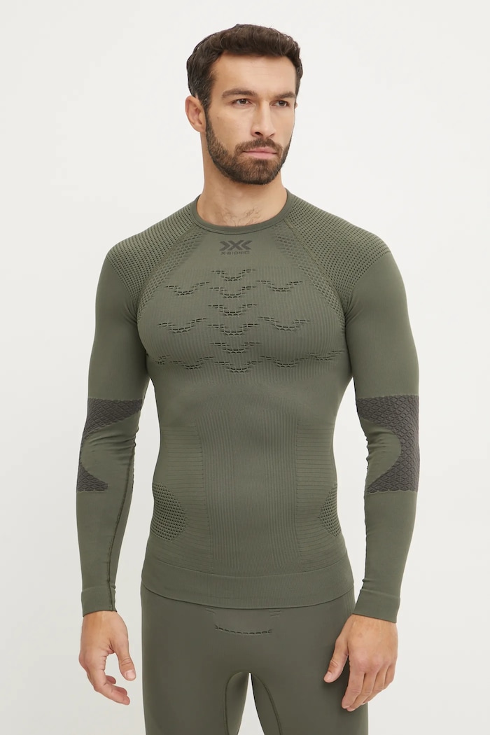X-Bionic longsleeve funkcyjny X-Plorer Energizer 4.0 sporty zimowe zielony NG.OT33S23M
