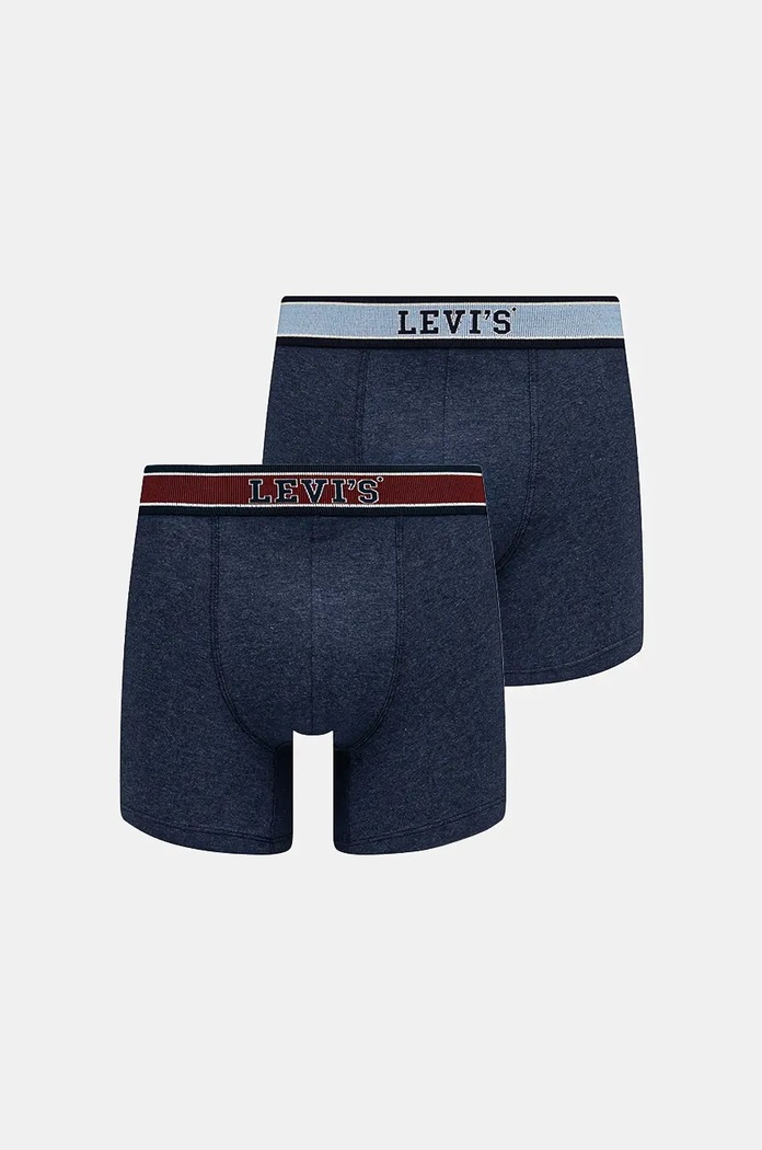 Boxerky Levi's 2-pack pletenina námořnická modř 37149.1020