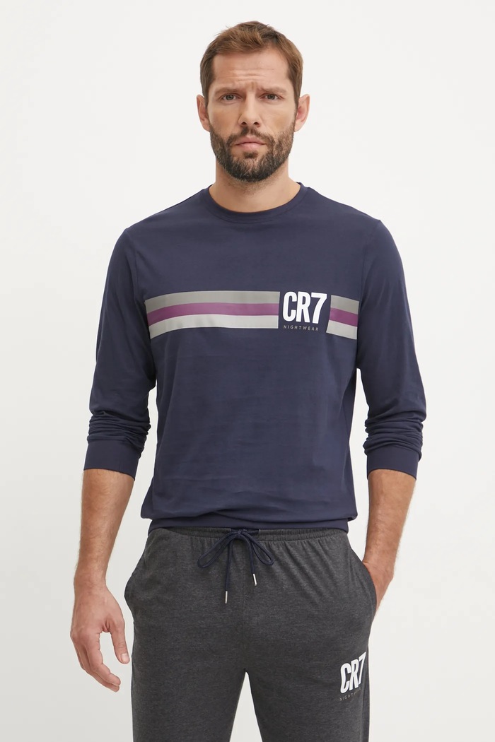 CR7 Cristiano Ronaldo piżama 8730.42.1043 granatowy AW24