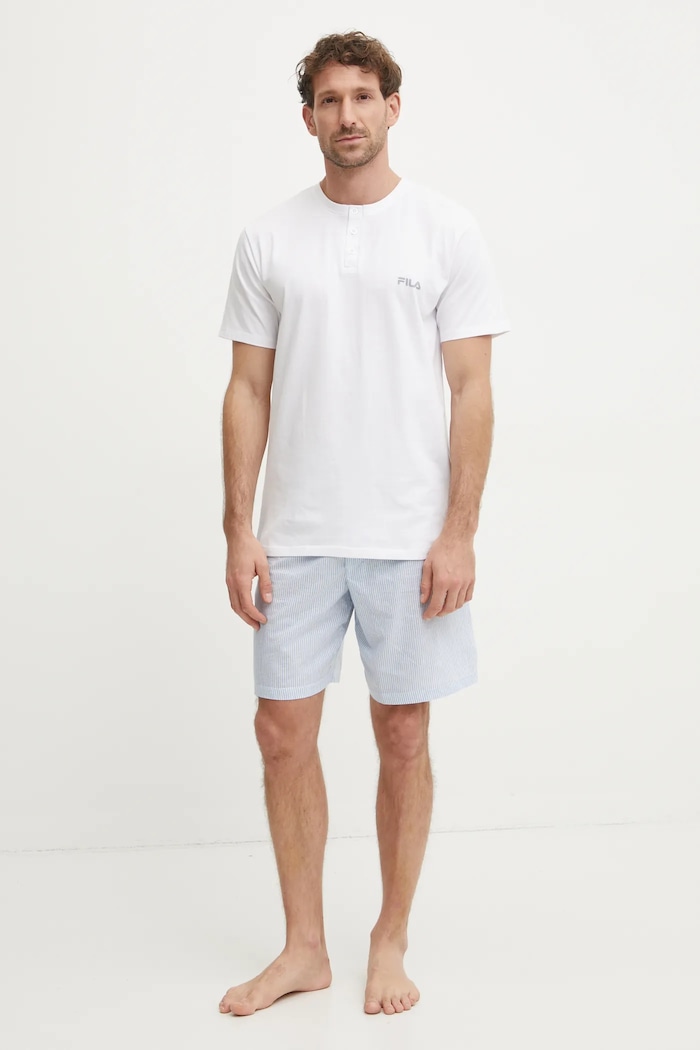 Fila pijama cu modele alb FPS1139