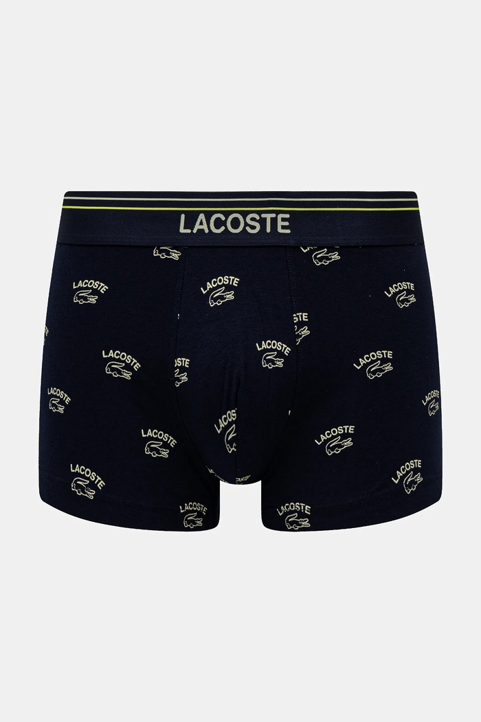 Boxerky Lacoste pletenina námořnická modř 5H4742
