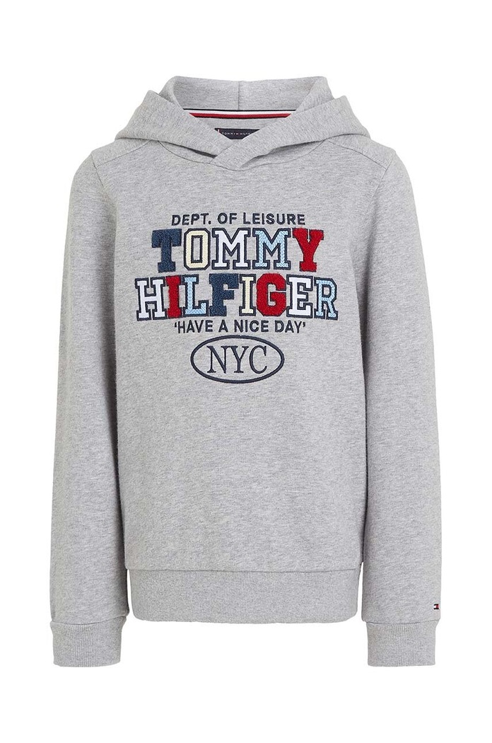 Tommy Hilfiger bluza dziecięca KB0KB09050.9BYH.116.122 szary AW24