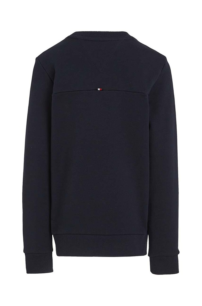 Αγορίστικα Παιδική βαμβακερή μπλούζα Tommy Hilfiger KB0KB09052.9BYH.128.176 σκούρο μπλε