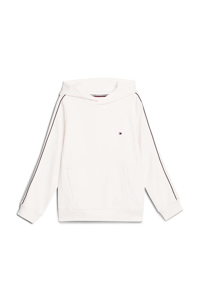 Dětská mikina Tommy Hilfiger KB0KB09054.9BYH bílá AW24