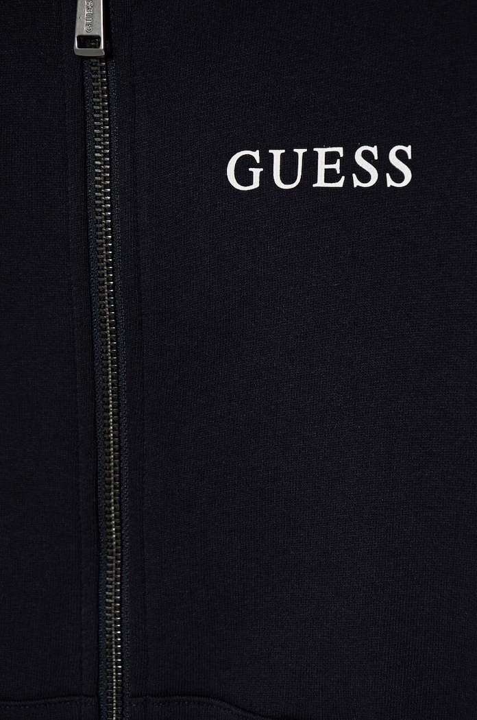 Dječaci Dječja pamučna dukserica Guess L4RQ22.KAUG0.9BYH mornarsko plava