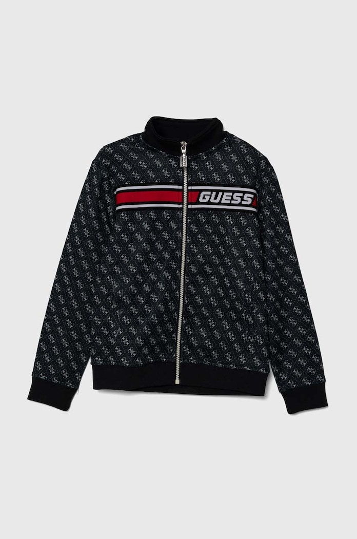 Παιδική μπλούζα Guess χωρίς κουκούλα μαύρο L4YQ24.FL04Q.9BYH