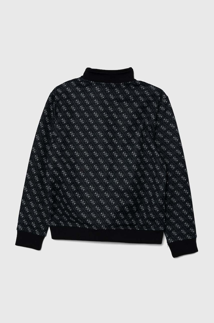 Παιδική μπλούζα Guess L4YQ24.FL04Q.9BYH μαύρο AW25