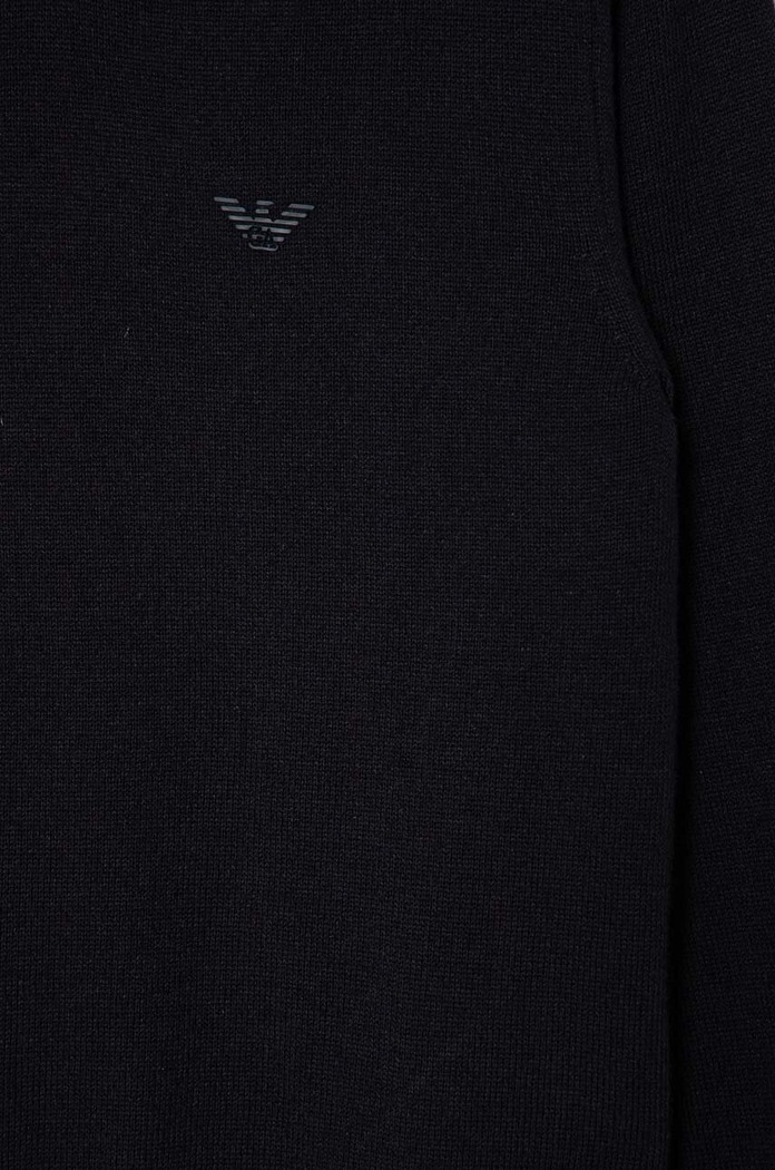CHLAPEC Dětský svetr s příměsí vlny Emporio Armani 8N4MA1.4M16Z námořnická modř