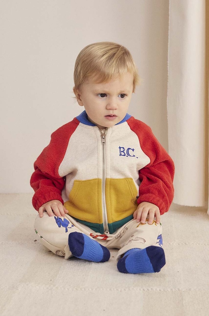 Mikina pre bábätká Bobo Choses bavlna viacfarebná 224AB042