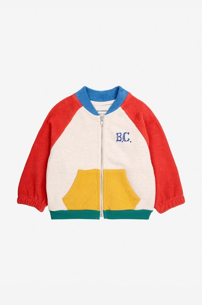Mikina pre bábätká Bobo Choses 224AB042 viacfarebná AW24