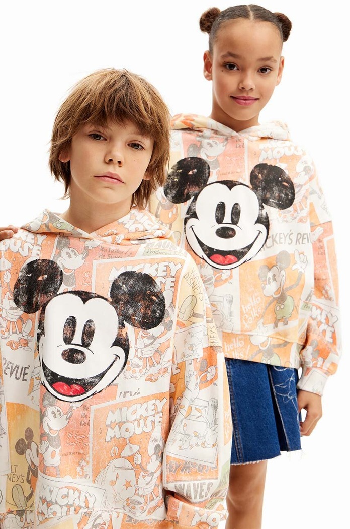 Dětská bavlněná mikina Desigual MICKEY MOUSE 24WBSK10