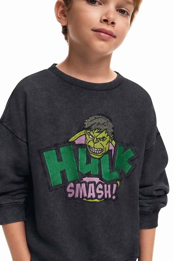 Детски памучен суичър Desigual HULK 24WBSK05